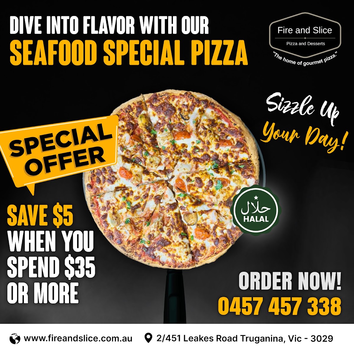 Menu Fire And Slice - Pizza, Pasta & Desserts - Truganina-6